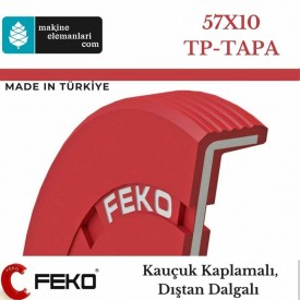 57x10 mm FEKO NBR İÇİ DOLU  YAĞ TAPA  KEÇESİ TİP-TP 3568 57*10 mm